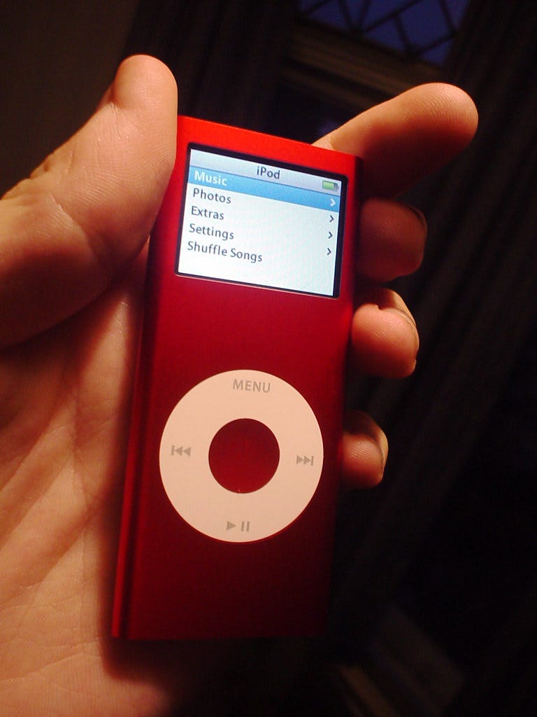 Red iPod Nano