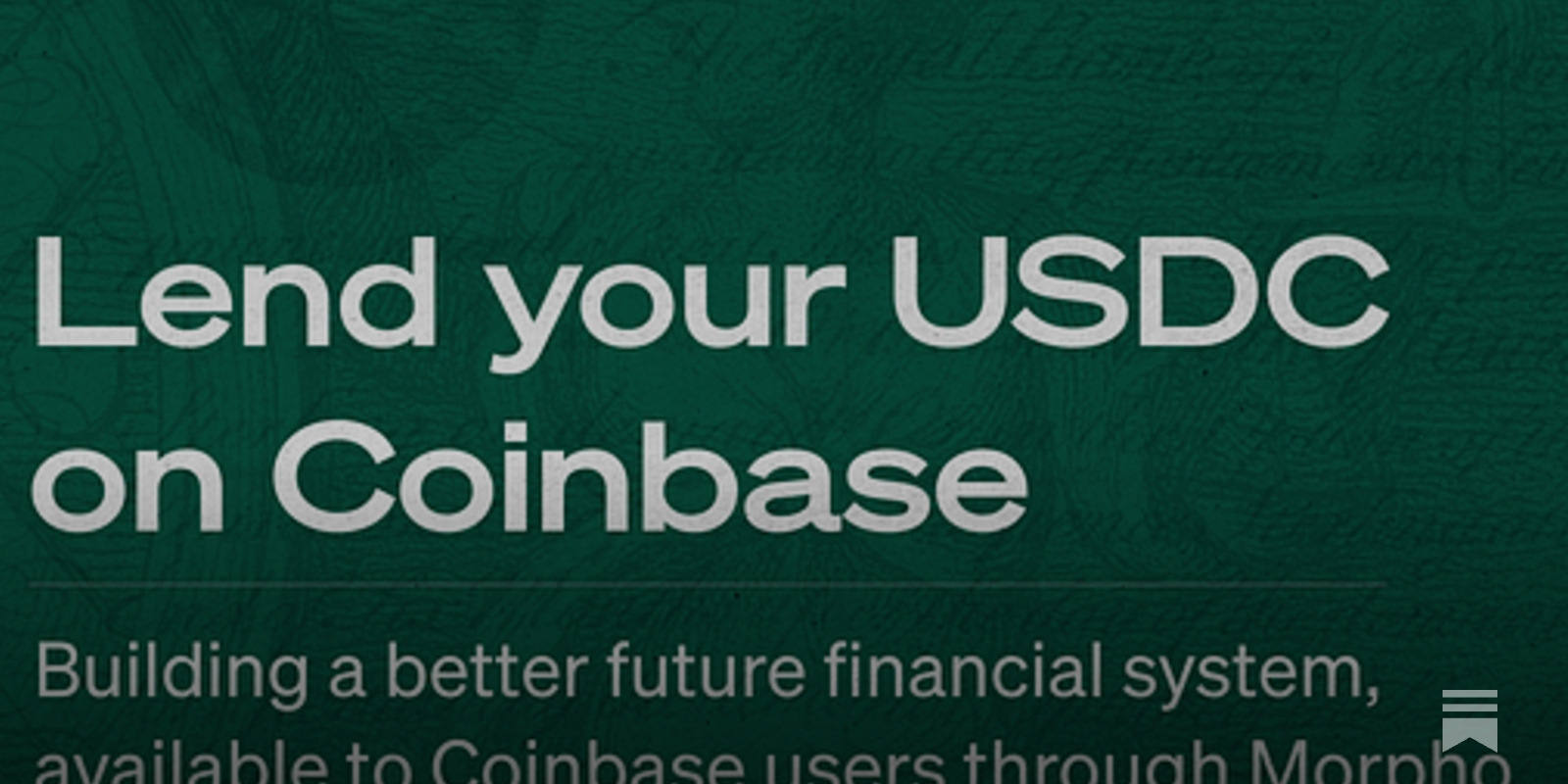 Lend your USDC on Coinbase - Steakhouse Financial Insights