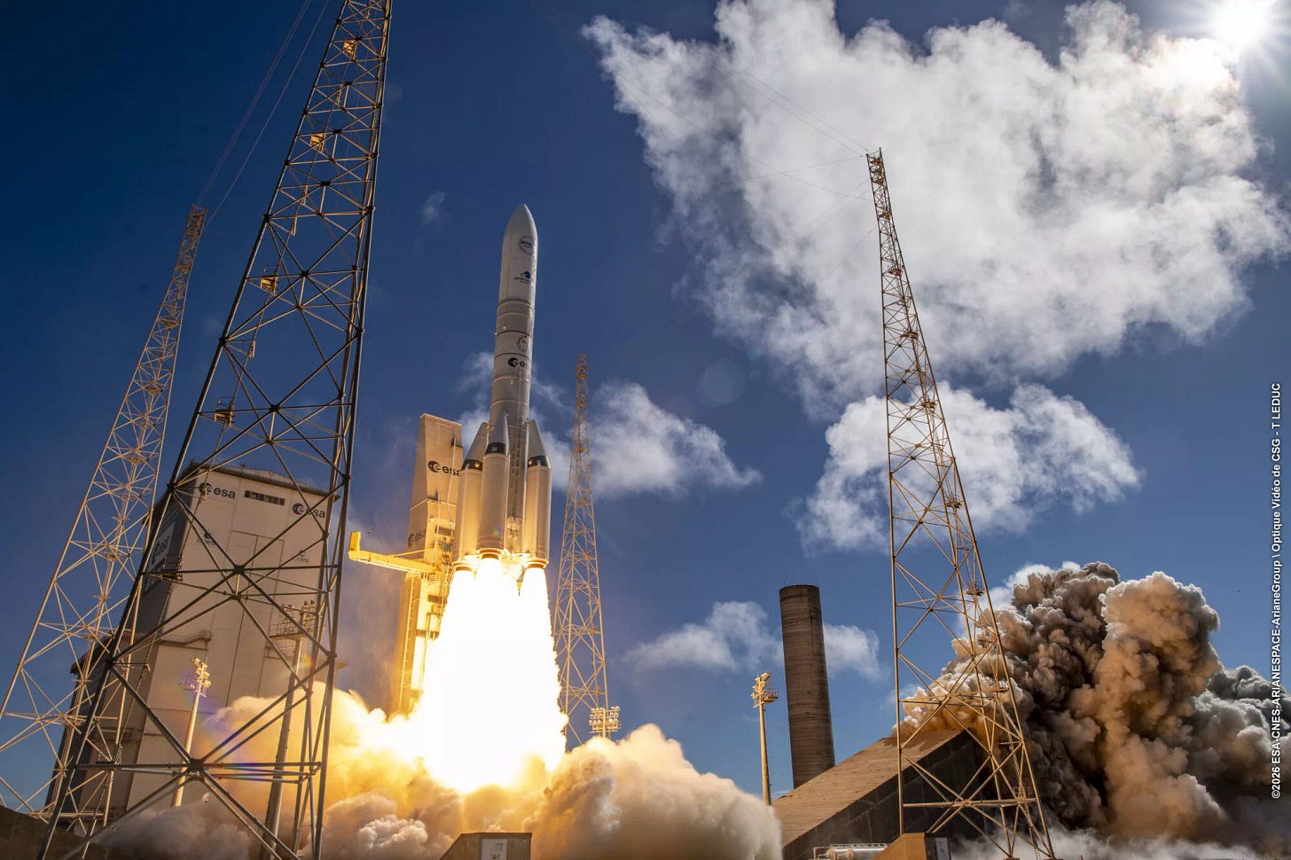 Arianespace successfully launches 36 additional Amazon Leo satellites with an Ariane 64 equipped with advanced boosters