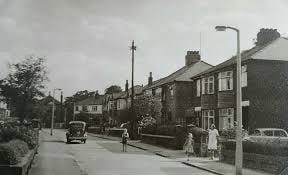 Hilbre Road, Burnage in the mid-60s. LOMDA 環葉 田 LCCM uoN 指量