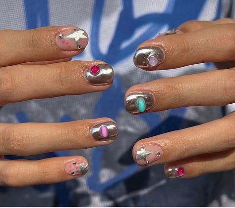 6 images showing 6 makeup trends for 2026. 