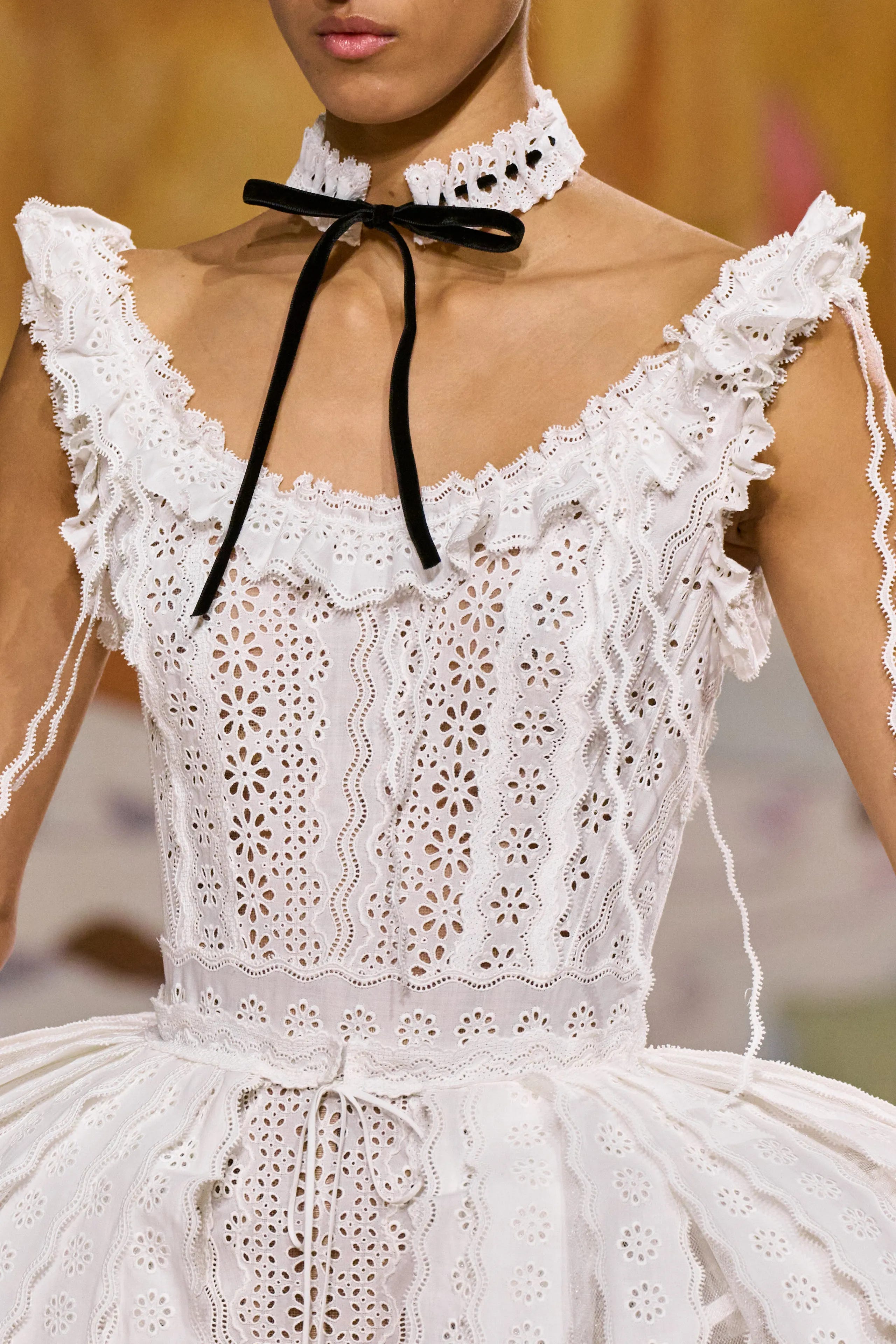 Dior lace + historic inspiration - by Amy Azzarito