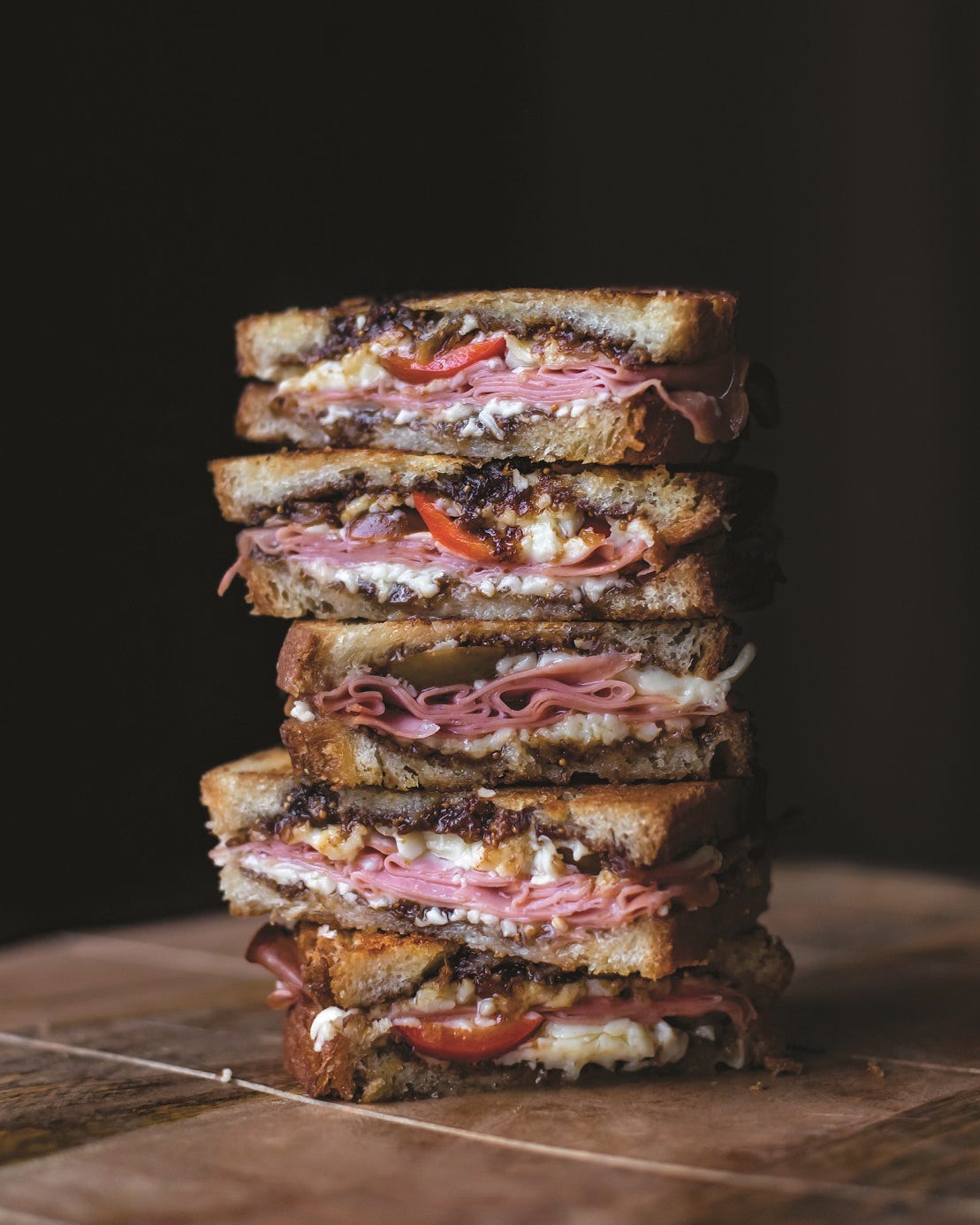 Mortadella and Fig Melt