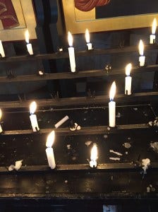 candles at st. pauls' candles at st. pauls'