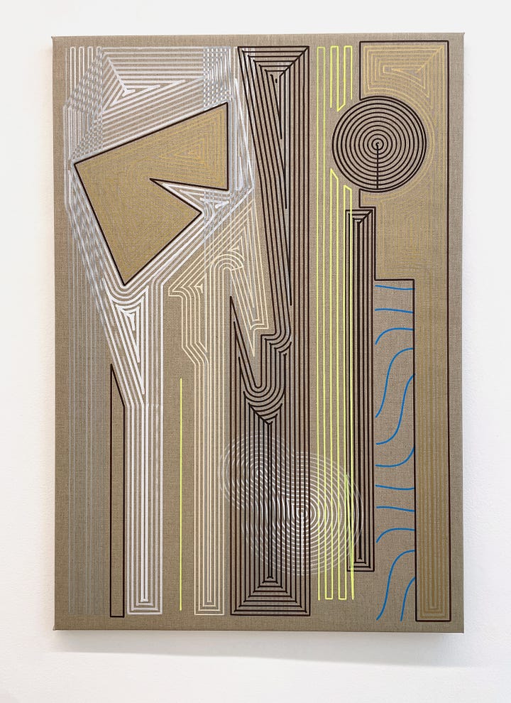 I used a CNC machine as a brush to produced theses images that tap into the imaginaries of flooding.