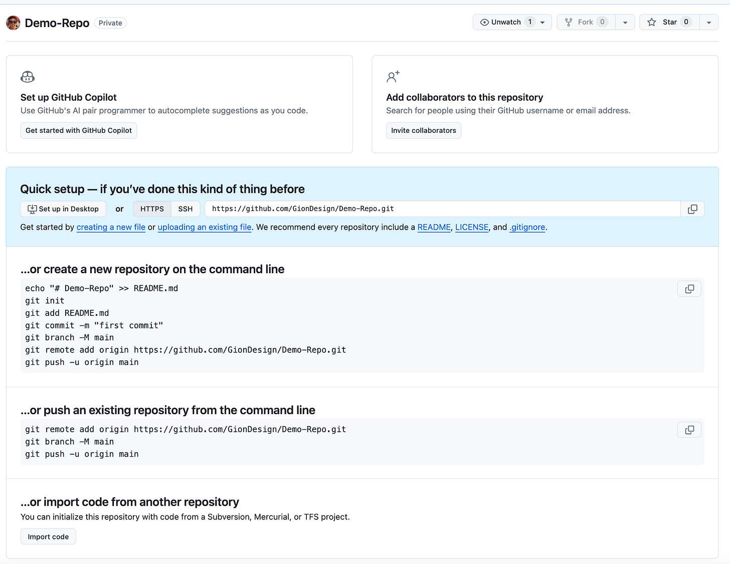 GitHub, creating a repository and linking your project