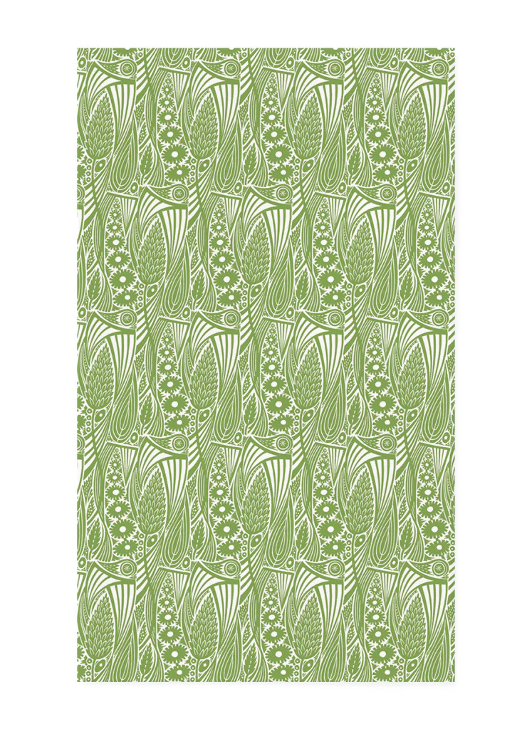 tea towel by British artist Angie Lewin for St Jude’s