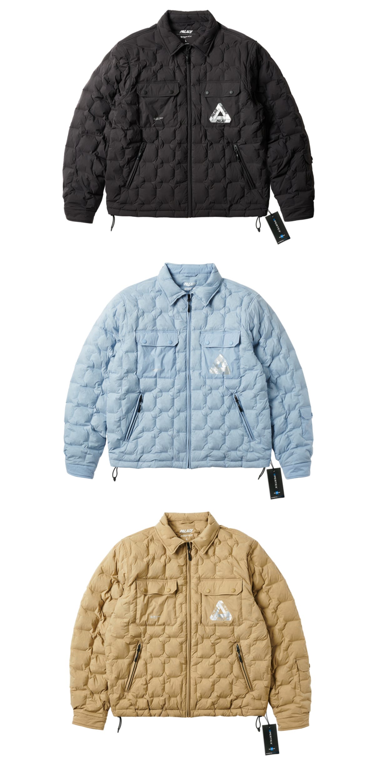 [中古] FW22 palace pertex work down jacket 中古] FW22 palace pertex work down jacket - メルカリ