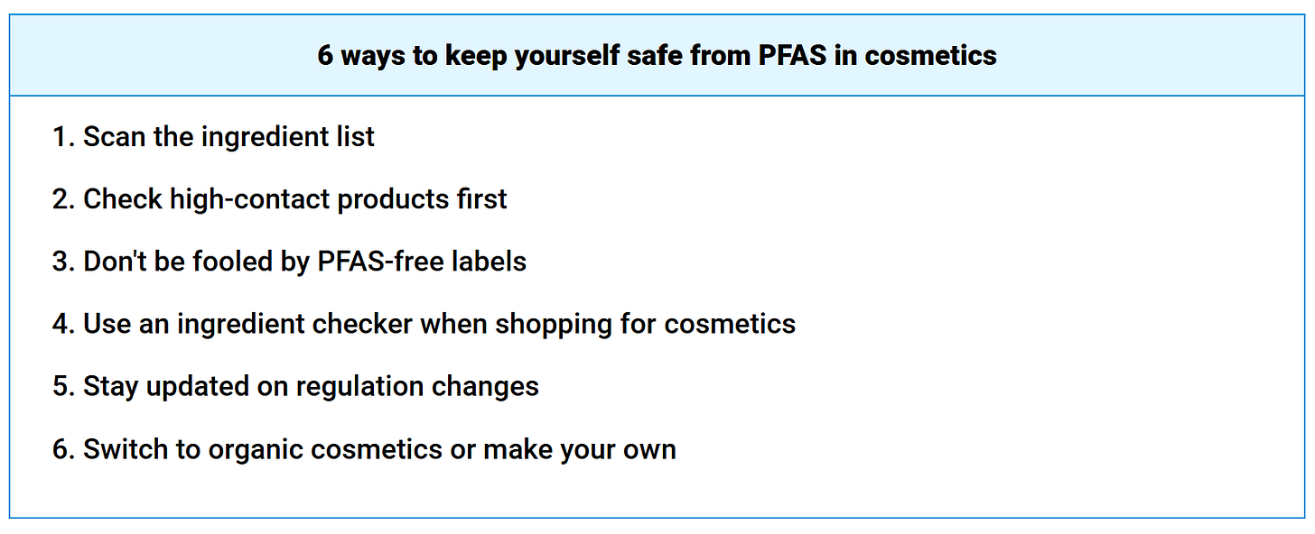 6 ways to keep yourself safe from pfas in cosmetics 6 ways to keep yourself safe from pfas in cosmetics