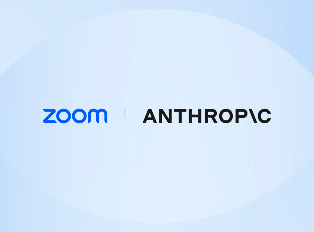 Zoom and Anthropic logo lockup Zoom and Anthropic logo lockup