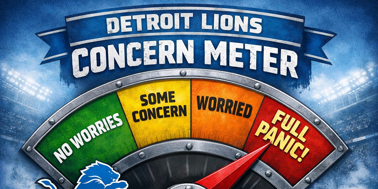 Detroit Lions 2026 offseason health concern meter - Part 1: Returning players