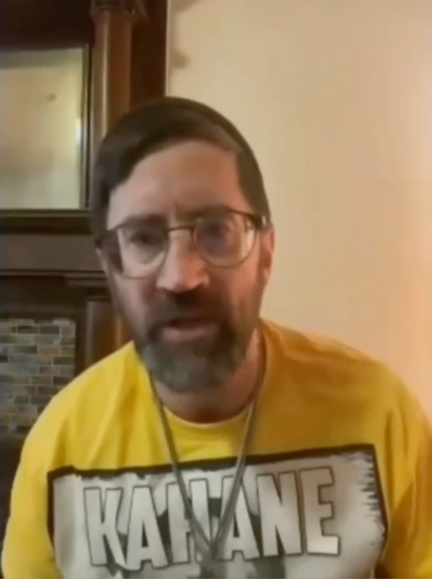 Eliezer Ben Avraham in a KAHANA shirt, invoking “Amalek” and calling for “eternal war” — a direct revival of Kahanist annihilation rhetoric in the present tense. Eliezer Ben Avraham in a KAHANA shirt, invoking “Amalek” and calling for “eternal war” — a direct revival of Kahanist annihilation rhetoric in the present tense.