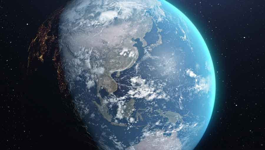 planet earth as seen from space