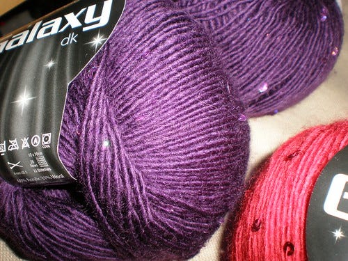 Galaxy Yarn Purple Galaxy Yarn Purple