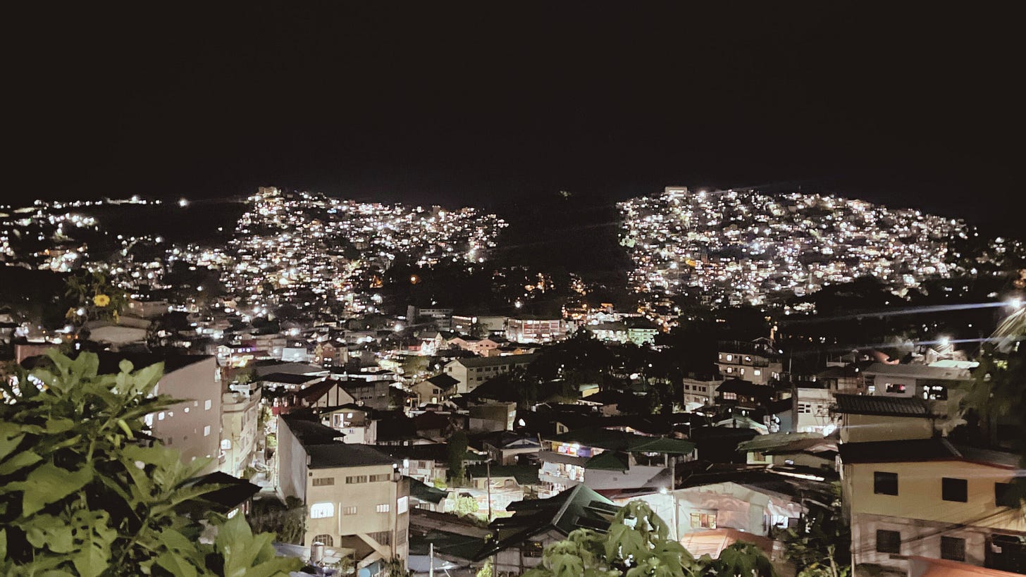 Baguio night sky 