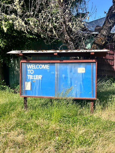 scenes of decay from a new form ghost town.