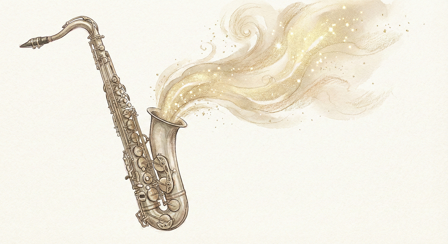 Vintage Saxophone with beautiful sparkles and soul from music in The Need for Significance Meaning in Life Vintage Saxophone with beautiful sparkles and soul from music in The Need for Significance Meaning in Life