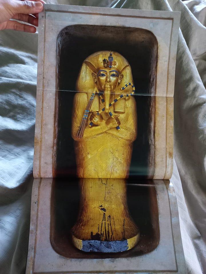 Inside of Tutankhamun's tomb