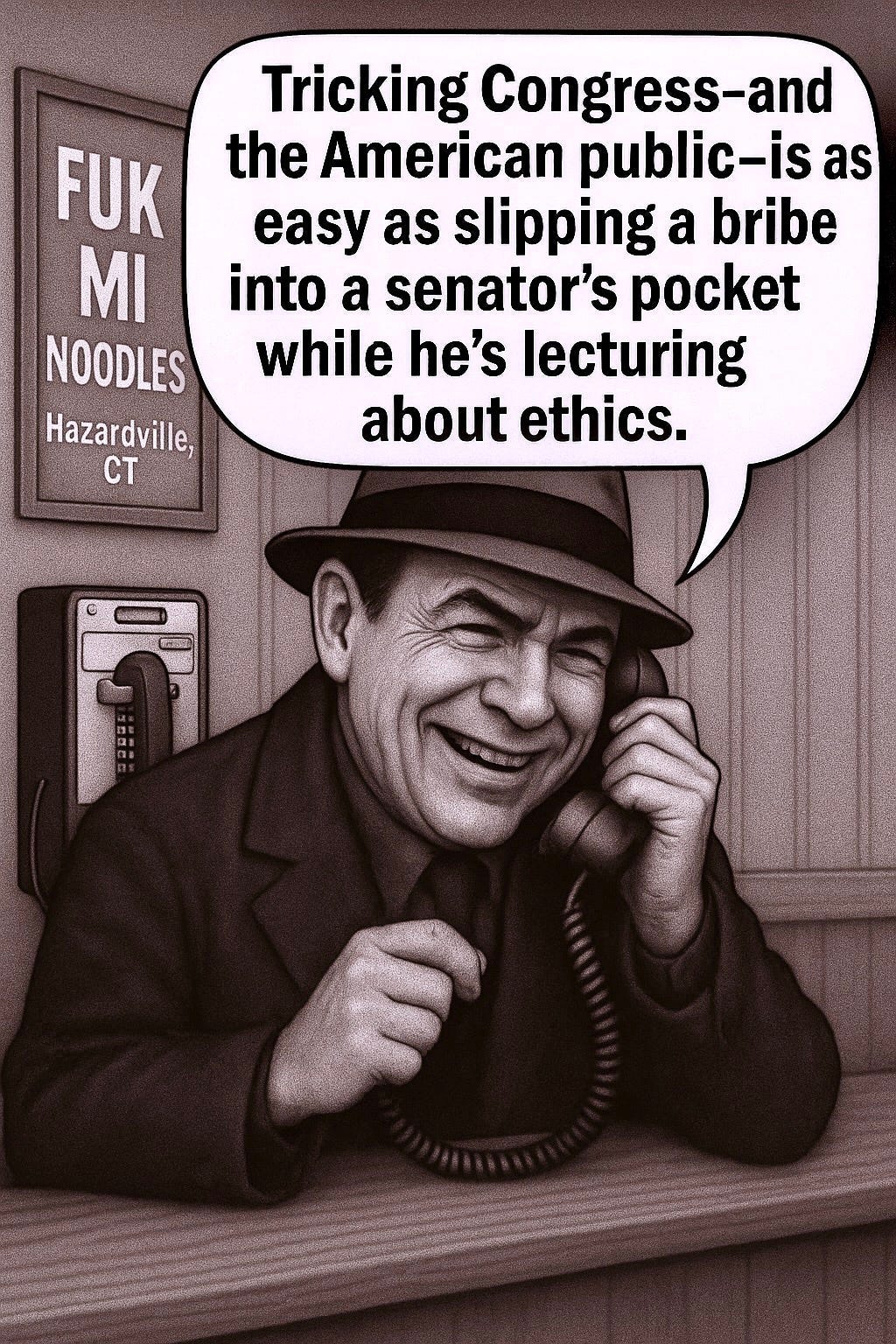 A person in a hat talking on a telephone

AI-generated content may be incorrect.