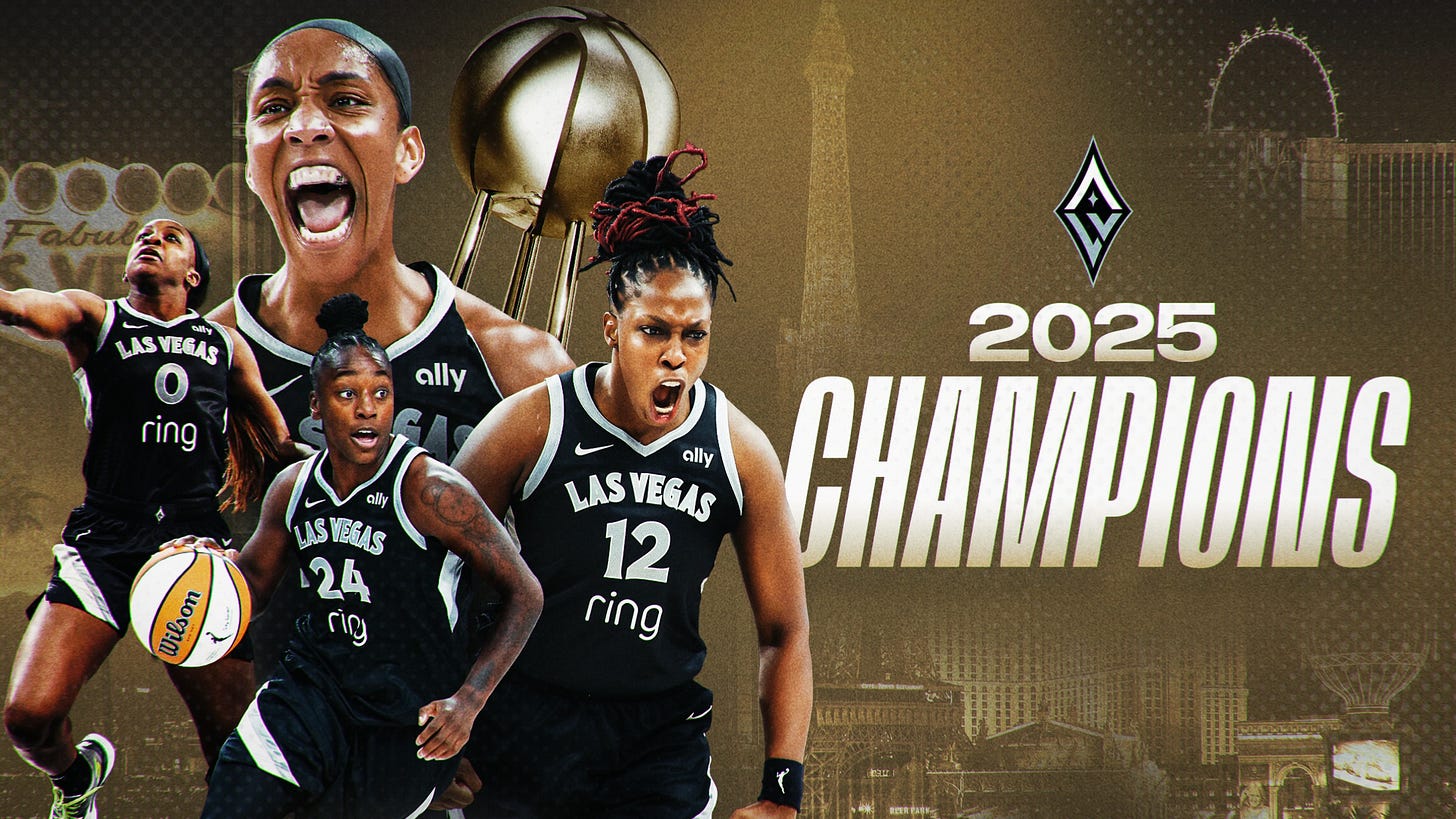 A'ja Wilson Makes History as Aces Sweep Mercury to Win 2025 WNBA Title, 3rd  in 4 Years