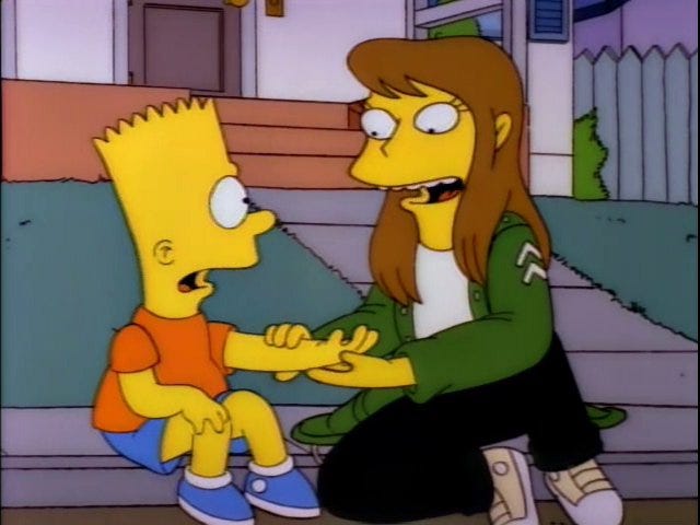 The Simpsons, Season Four, Episode Eight, “New Kid On The Block” – The  Avocado