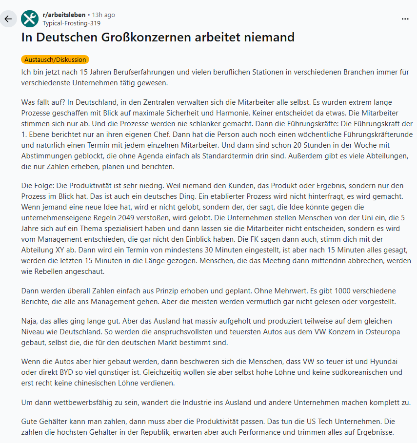 Das Konzernbeamtentum bekommt im KI-Zeitalter den Gnadenstoß