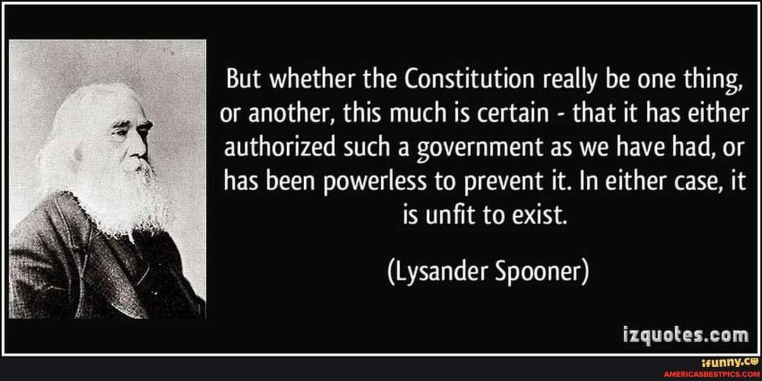 But whether the Constitution really be one thing, or another, this much is  certain - that it