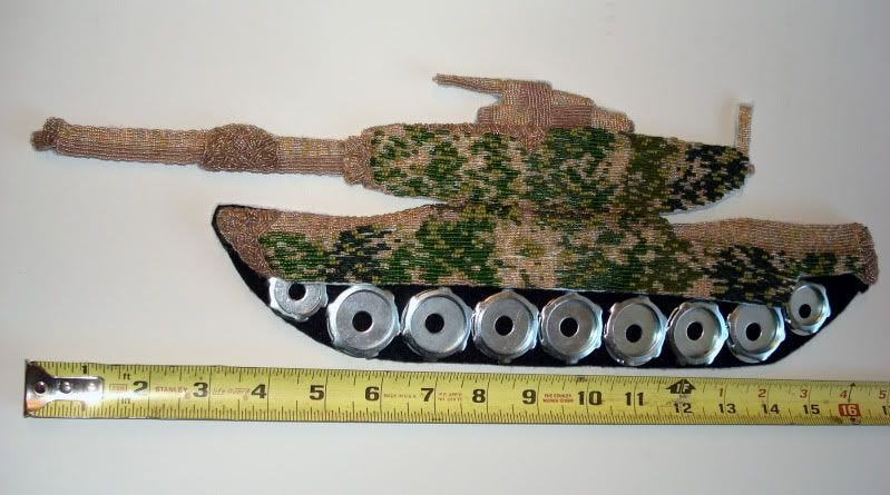beaded camo camouflage print military Afghanistan Boston artist U.S. pop art war bead embroidery beaded camo camouflage print military Afghanistan Boston artist U.S. pop art war bead embroidery