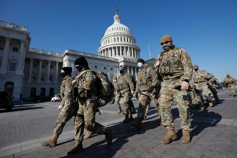 Washington, D.C., locks down before inauguration with National Guard troops  deployed