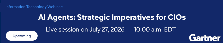 AI Agents: Strategic Imperatives for CIO (July 27th)