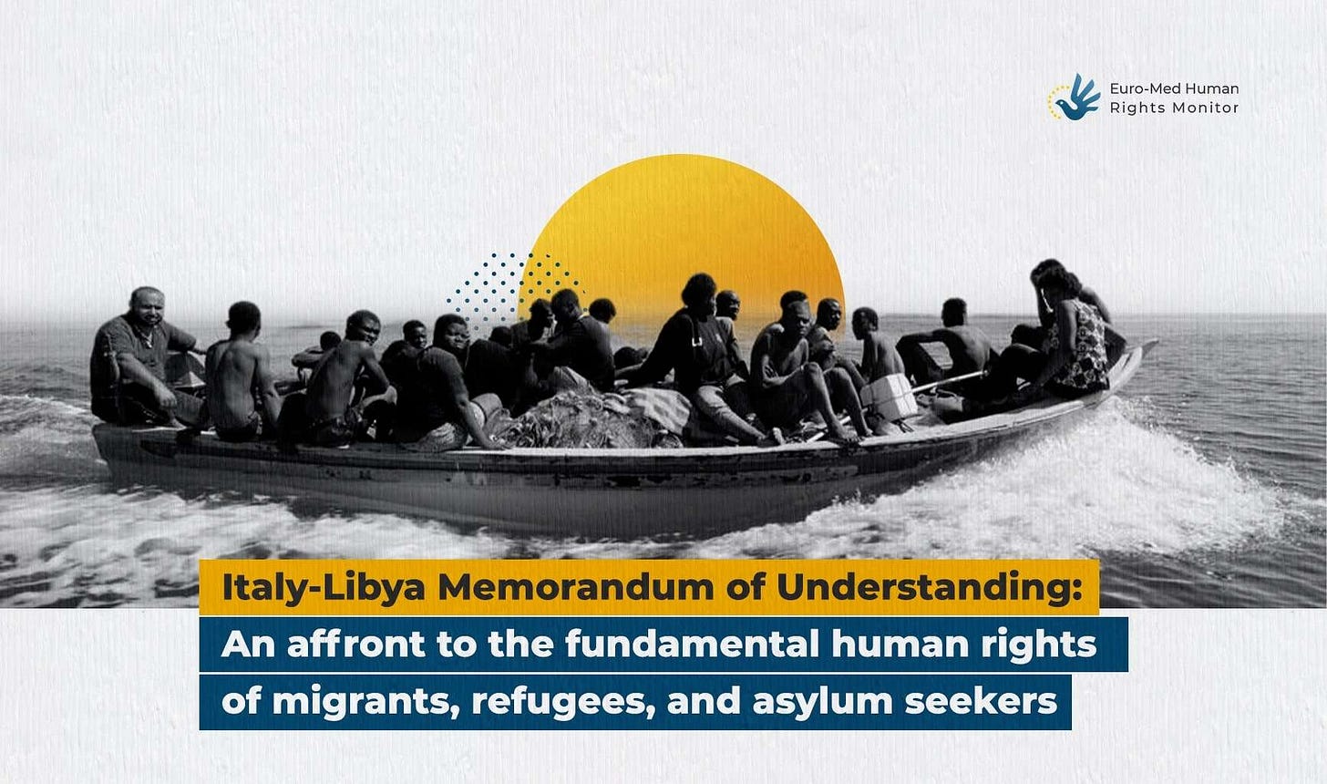 Italy-Libya Memorandum of Understanding: An affront to the fundamental ...