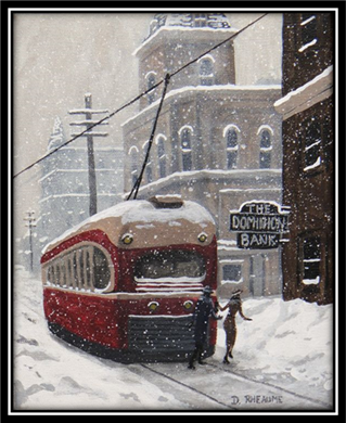 Queen Car Afternoon - Dave Rheaume Artist - Paintings & Prints, Vehicles &  Transportation, Trolleys & Cable Cars - ArtPal