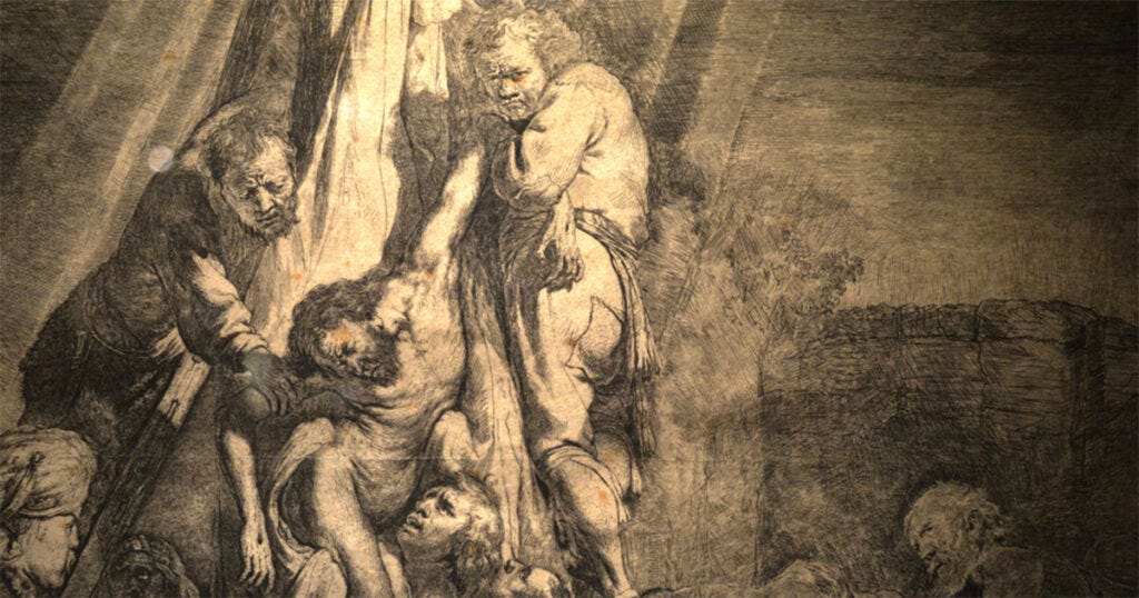 "A Descida da Cruz" (1633) - Foto: Nina Nassar