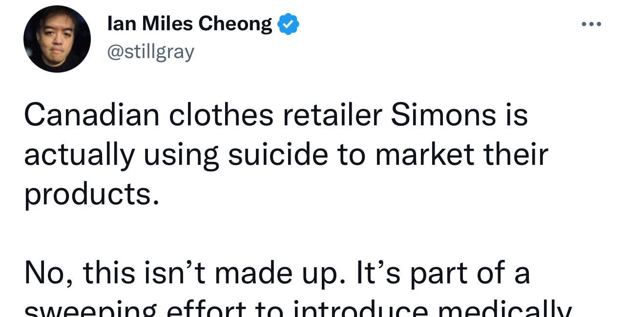Pushing Suicide in Canada-Let’s see the lawmakers who are TRYING TO LEGALIZE child murder, apply for MAiD THEMSELVES! 