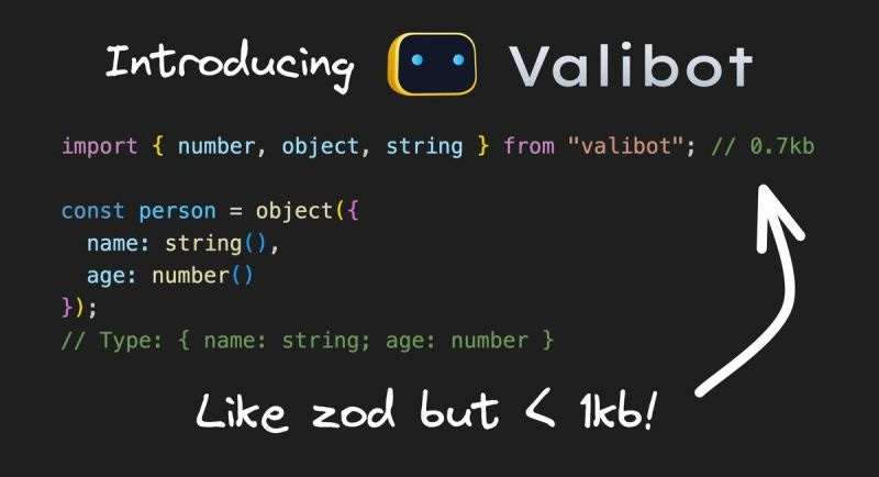 Micha(el) Bladowski on LinkedIn: Introducing Valibot, a < 1kb Zod  Alternative