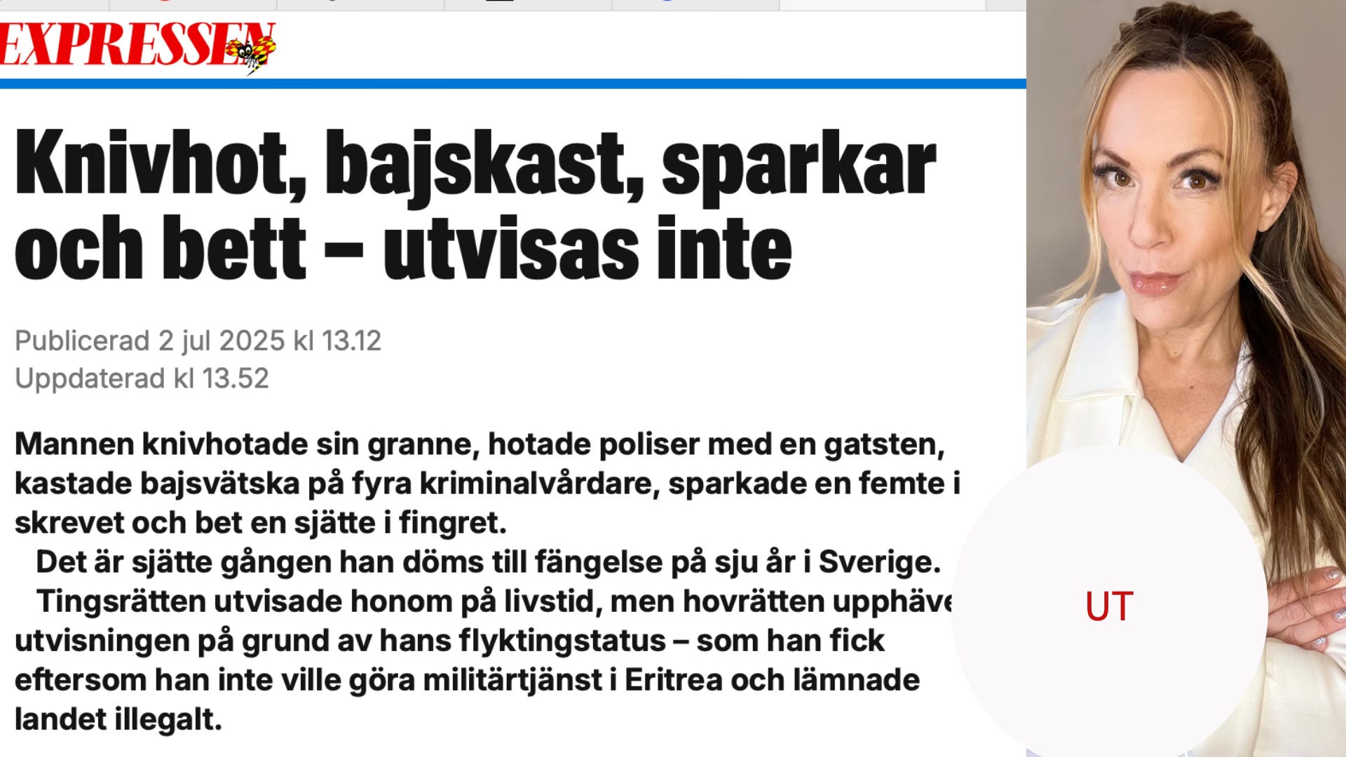 [COPY] Utvisa kräken - varför ta hänsyn när de beter sig svinigt?