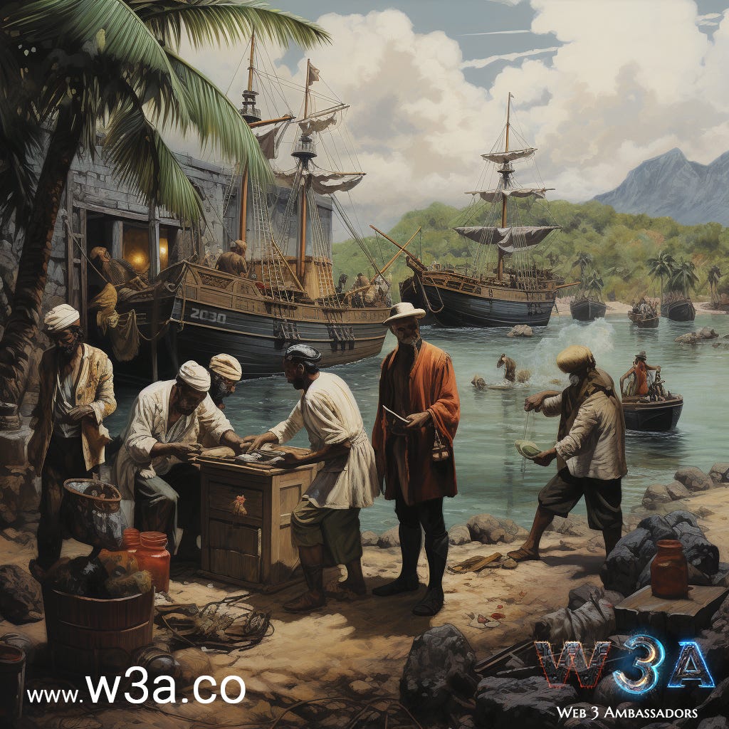 Web 3 Ambassadors - Island 1: Barter Archipelago | w3a.co