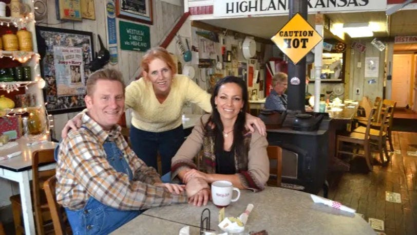 n the Fall of 2007, Joey, Marcy, and myself were sitting around the kitchen table at our farmhouse having coffee, when Marcy brought up the idea of her and Joey putting a cafe in the empty run-down general store just up the road that they could own and run together. 