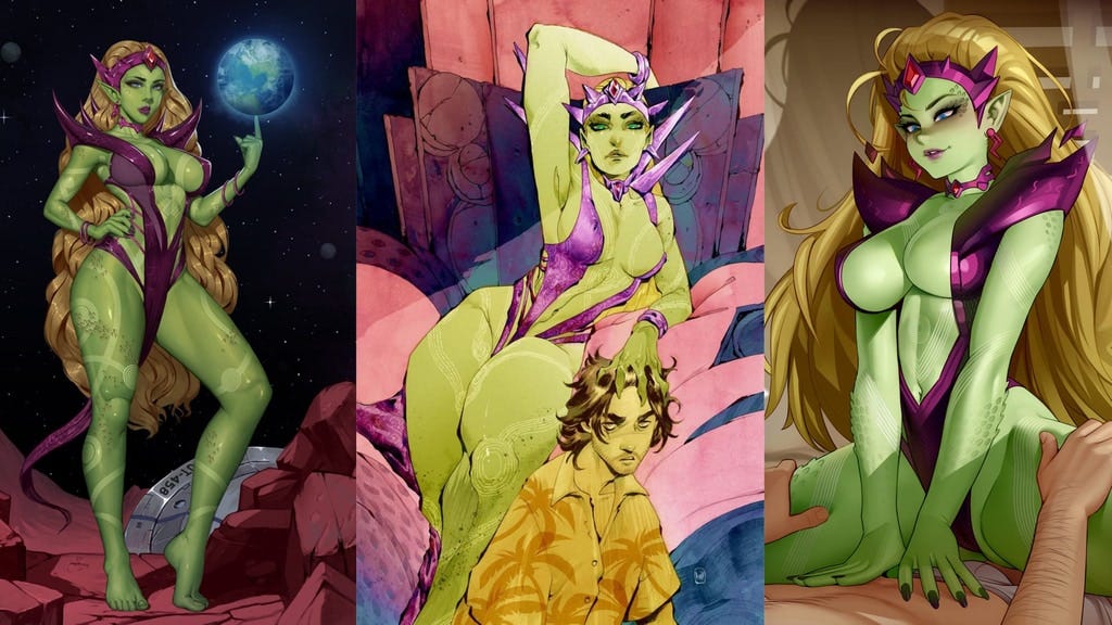 Project image for IDGAF About Aliens #1 - A Spicy Sci-Fi Comedy