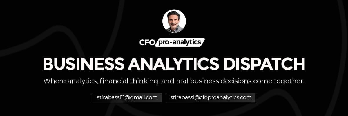 Business analytics dispatch stirabassi