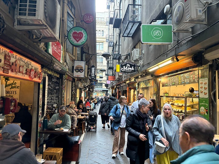 Alleys and arcades in Melbourne, Australia