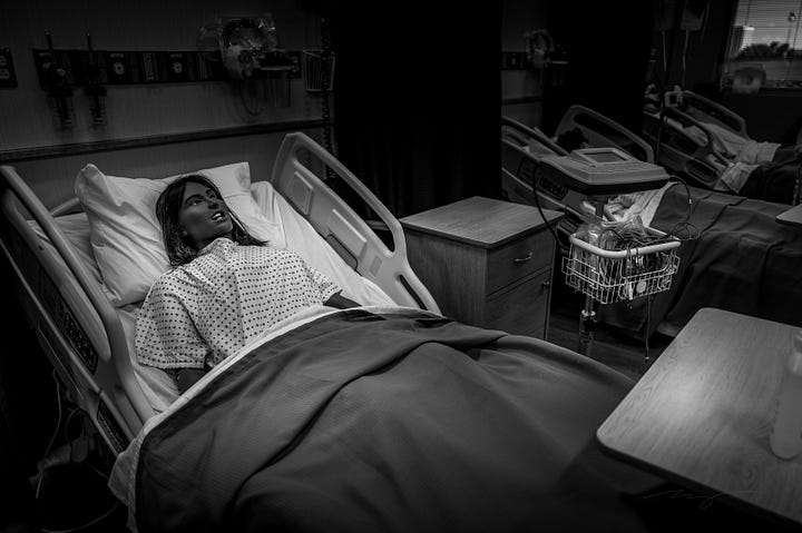 state-of-the-art nursing facility mannequins for student practice