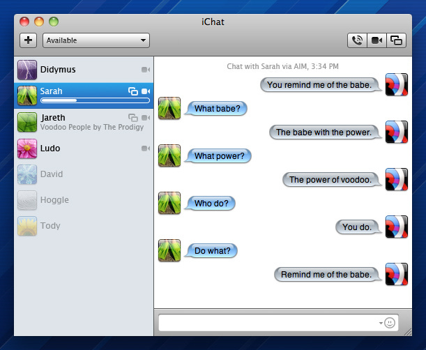 What if iChat was one window? What if iChat was one window?