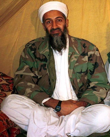 Osama Bin Laden wearing Casio FW91 Osama Bin Laden wearing Casio FW91