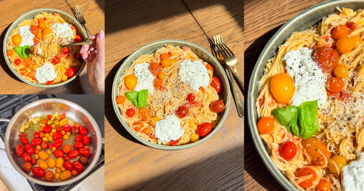 Exclusive Recipe: Creamy Summer Tomato Pasta 