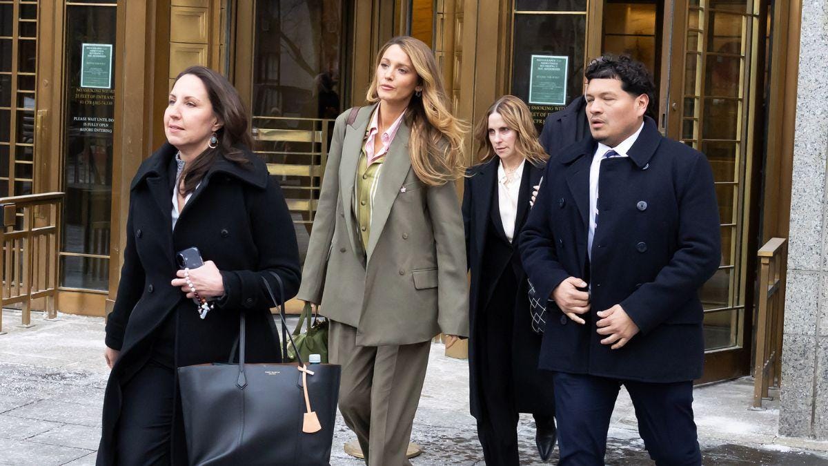 Blake Lively leaving court Blake Lively leaving court