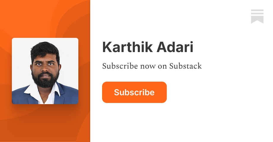 Karthik Adari | Substack