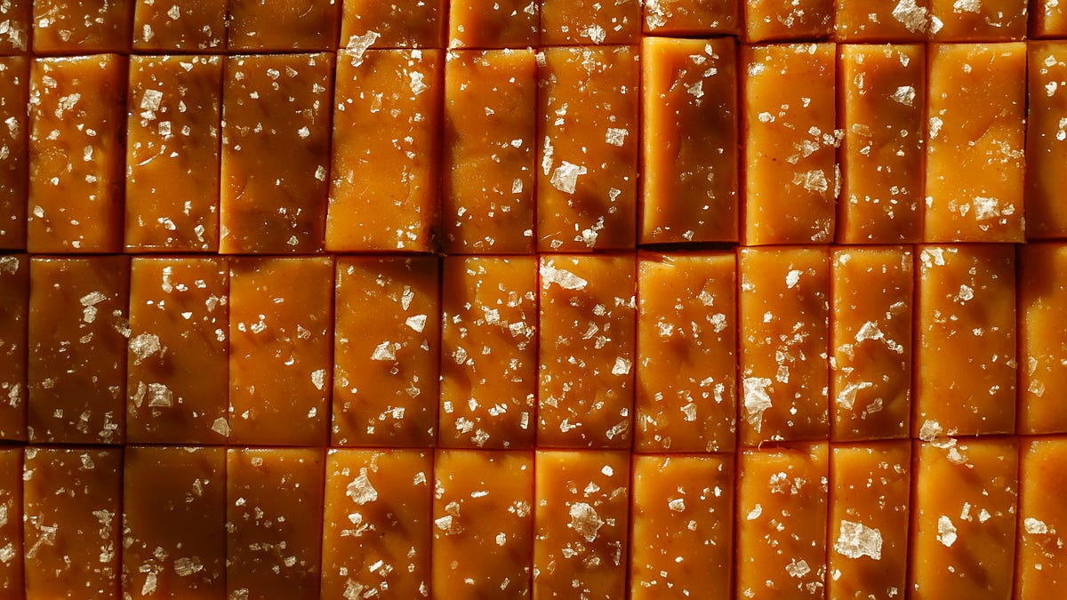 Yuzu and Coconut Caramels - by Kristina Cho