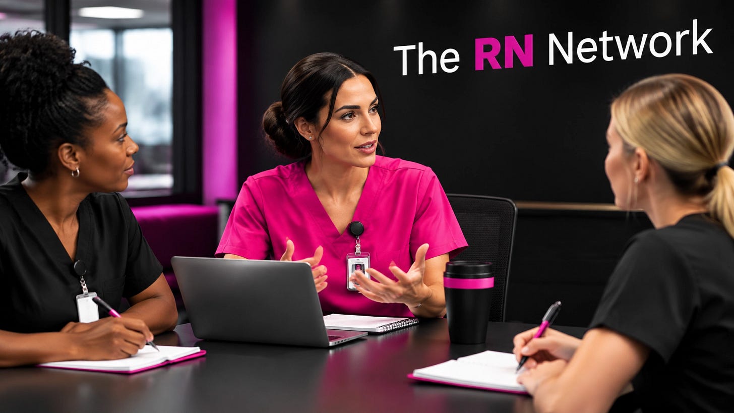 Two nurses reviewing orientation notes and competency documentation Two nurses reviewing orientation notes and competency documentation