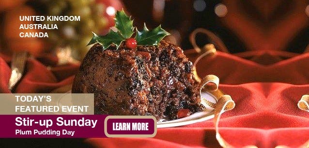 Plum Pudding is a traditional part of the British celebration of Christmas.